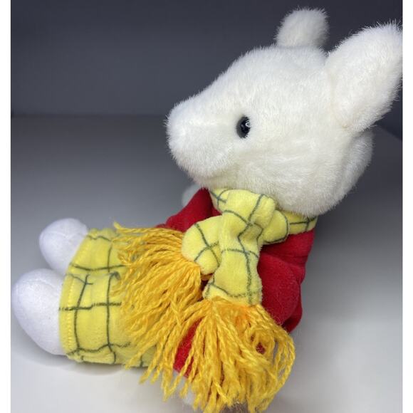Vintage Rupert the Bear Plush Ganz Bros Heritage Collection 11” White Teddy READ - Picture 3 of 13